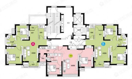 2室1厅1厨1卫87平-87㎡