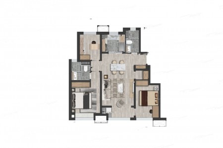 3室2厅1厨2卫93平-93㎡