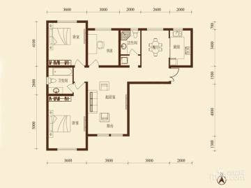 3室2厅1厨2卫131平-131㎡