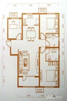 3室2厅2厨1卫122平-122㎡